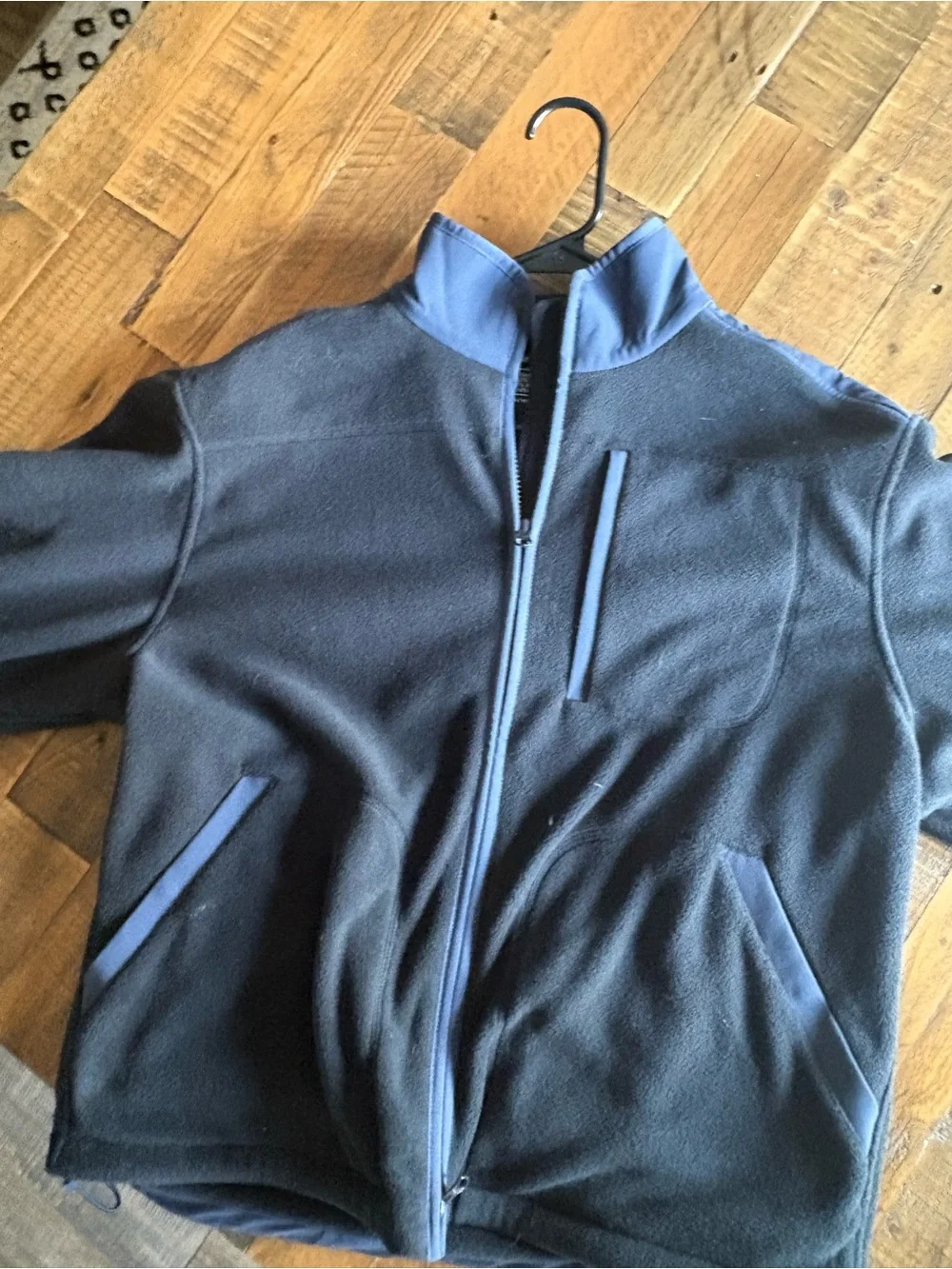 Outdoor Voices Black Fleece Jacket - Black